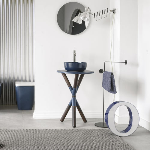 Console pour lavabo en bois - CROSS3 - Scarabeo Ceramiche - en céramique