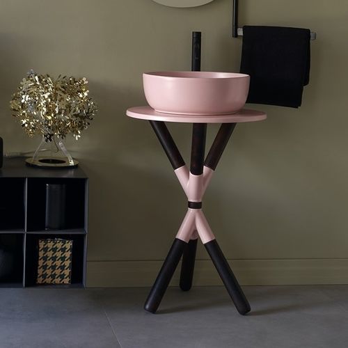 Console pour lavabo en bois - CROSS7 - Scarabeo Ceramiche - en céramique