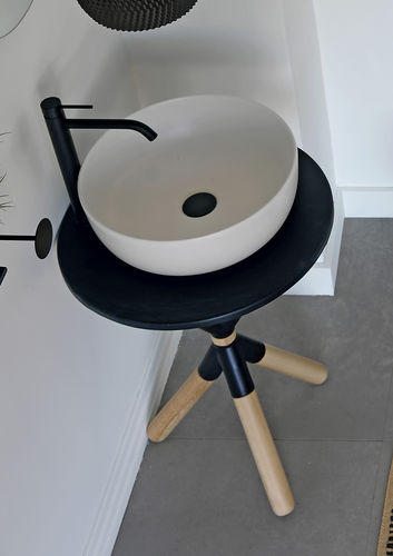 Console pour lavabo en bois - CROSS4 - Scarabeo Ceramiche - en céramique