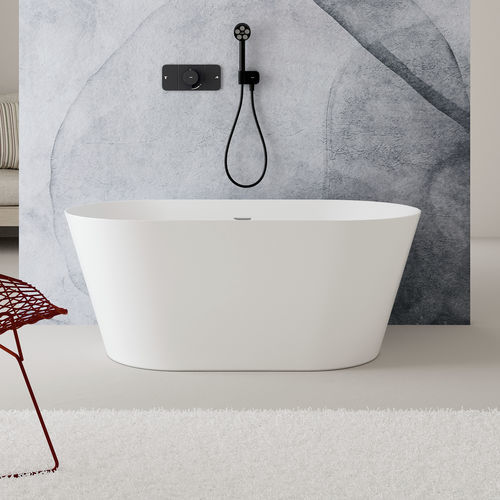 Baignoire ovale - GLAM - Scarabeo Ceramiche - à poser / pour habitat / en céramique