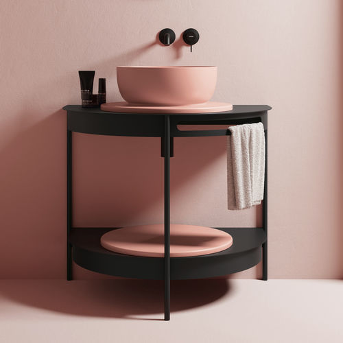 Console pour lavabo en métal - SESTO - Scarabeo Ceramiche