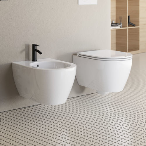 WC suspendu - GLAM TWIST - Scarabeo Ceramiche - en céramique / non spécifié / résidentiel