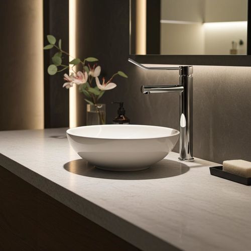 Mitigeur de vasque - Monomando Lavabo Alto - SUPERGRIF - à poser / mécanique / en laiton chromé