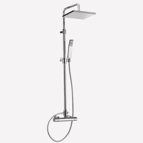 Set de douche mural - WO980104 - Webert - contemporain / avec douche à main / avec pommeau sur colonne fixe