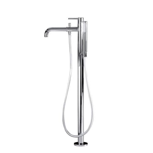 Mitigeur pour baignoire - EL851101 - Webert - au sol / en métal chromé / 1 trou