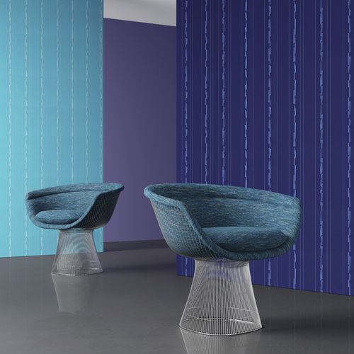 Tissu mural - PIVOT STITCH - Knoll Textiles - à rayures / en polyester / brodé