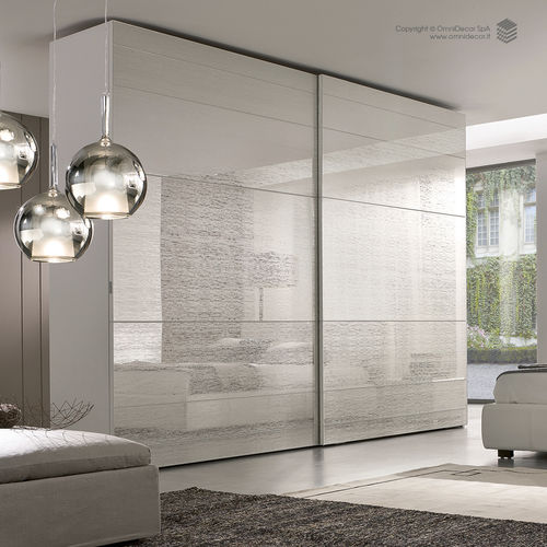 Panneau en verre flotté - OmniDecor - translucide / gravé à l'acide / pour meuble