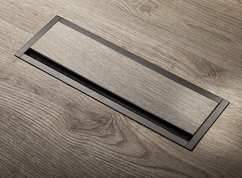 Goulotte de câblage en aluminium - PC2023I - PAMAR - pour bureau / résidentielle
