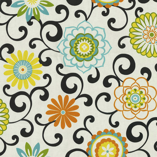 Tissu d'ameublement - POM POM PLAY CONFETTI - WAVERLY Div. of Schumacher & Co. - à fleurs / en coton