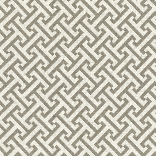 Tissu d'ameublement - CROSS SECTION CHARCOAL - WAVERLY Div. of Schumacher & Co. - à motif géométrique / en coton / décoratif