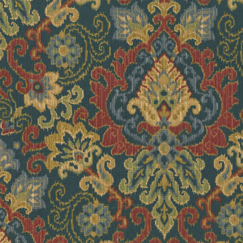 Tissu d'ameublement - MAGIC CARPET/SAPPHIRE - WAVERLY Div. of Schumacher & Co. - damas / en coton
