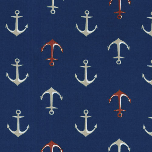 Tissu d'ameublement - OCEANIC CALM NAUTICAL - WAVERLY Div. of Schumacher & Co. - à motif / en polyester / décoratif