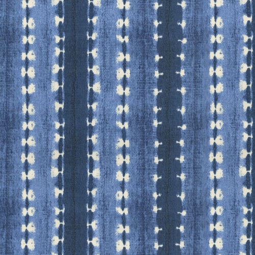 Tissu d'ameublement - INDIGO JAVA JOURNEY - WAVERLY Div. of Schumacher & Co. - à motif / en polyester