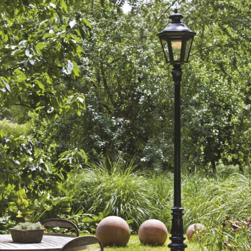 Lampadaire urbain - Louis XIII - Roger Pradier - classique / en aluminium / en verre