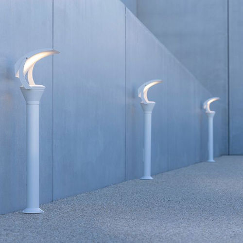 Borne d'éclairage urbaine - OL 33 - Roger Pradier - contemporaine / en verre / en aluminium
