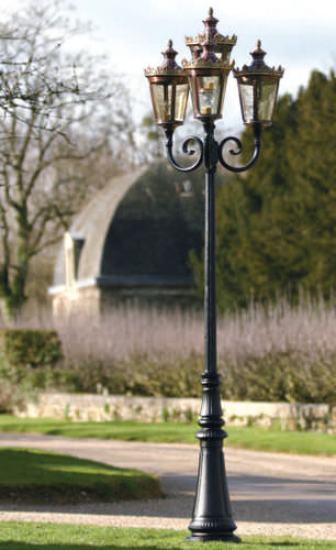 Lampadaire de jardin - LOUVRE - Roger Pradier - classique / en aluminium / en cuivre