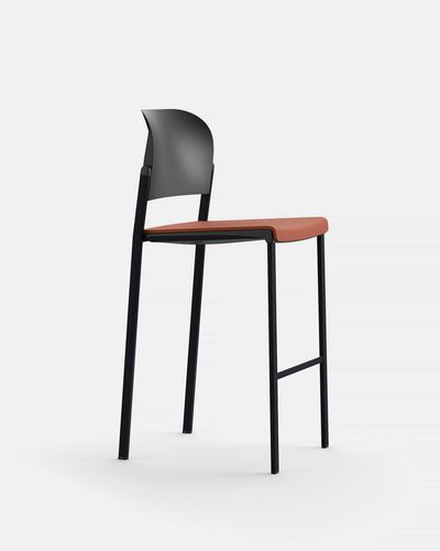 Chaise de bar contemporaine - BIO PT S - IBEBI - d'intérieur / en tissu / en polypropylène