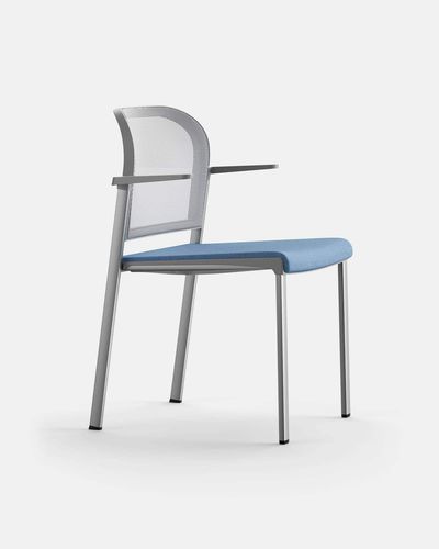 Chaise contemporaine - BIO M PT BR - IBEBI - d'intérieur / en tissu / en résille