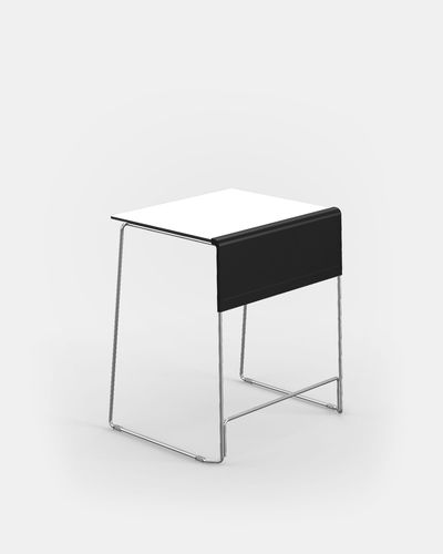 Table d'enseignement contemporaine - IBEBI - en HPL / avec piètement en acier / rectangulaire