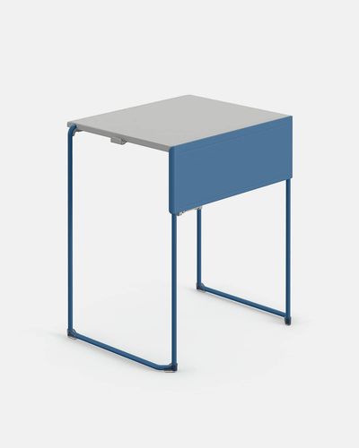 Table d'enseignement contemporaine - IBEBI - en ABS / en mélaminé / avec piètement en acier