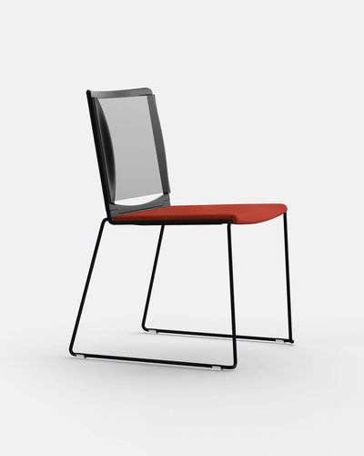 Chaise de conférence contemporaine - MULTI M PT - IBEBI - d'intérieur / en résille / en polypropylène
