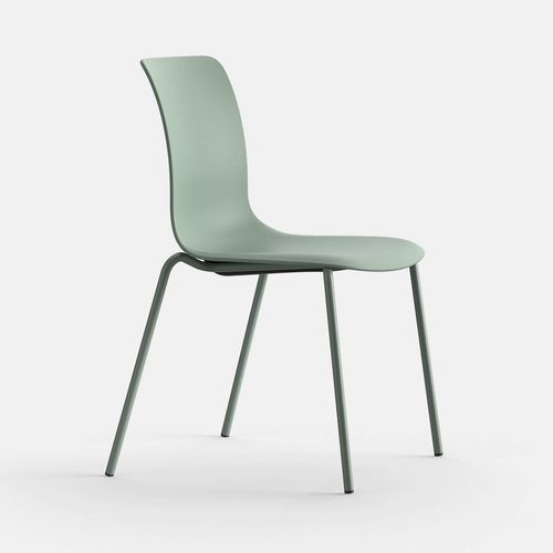 Chaise contemporaine - IBEBI - d'intérieur / en polypropylène / avec piètement en acier