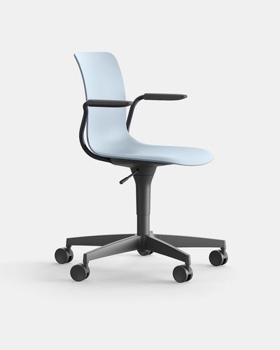 Chaise de bureau contemporaine - NUME ST BR - IBEBI - d'intérieur / en polypropylène / avec piètement en nylon