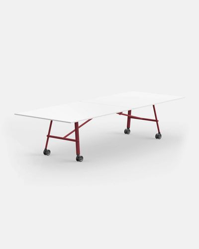 Table de réunion contemporaine - TAM TAM RET - IBEBI - en placage de bois / en MDF / en stratifié
