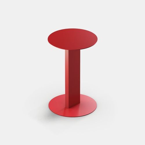 Table d'appoint contemporaine - DOTLINE TAV - IBEBI - en tôle d'acier / en acier à revêtement par poudre / avec piètement en acier à revêtement par poudre