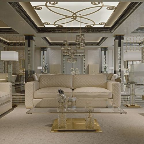 Canapé contemporain - MEDITERRANEO - ZANABONI - en tissu / en cuir / avec coussin amovible