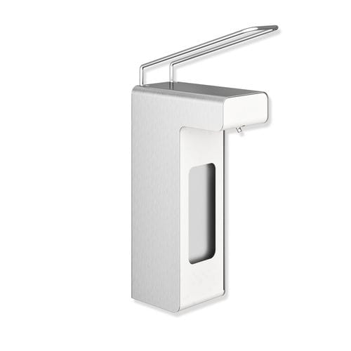 Distributeur de savon professionnel - 900.06.002XA - HEWI Heinrich Wilke - à poser / en inox / manuel