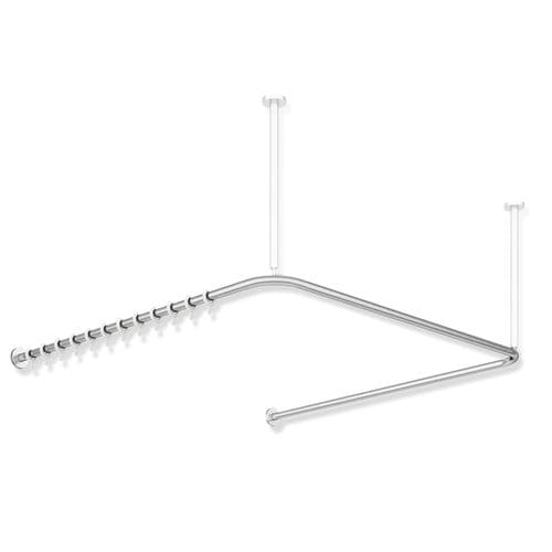 Rail à rideaux fixation plafond - 900.34.301XA - HEWI Heinrich Wilke - pour rideau drapé / professionnel / pour douche