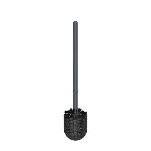 Brosse de toilettes en métal - 477.20B010 - HEWI Heinrich Wilke - au sol / noire
