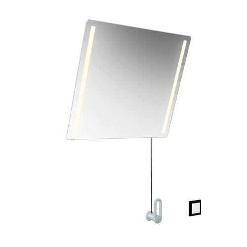Miroir de salle de bain mural - 801.01.401 - HEWI Heinrich Wilke - contemporain / rectangulaire / aluminium