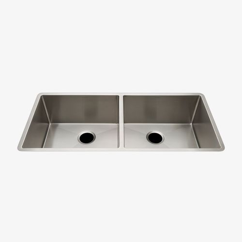 Évier 2 bacs - KRSK30 - Waterworks - sans égouttoir / en inox / encastrable