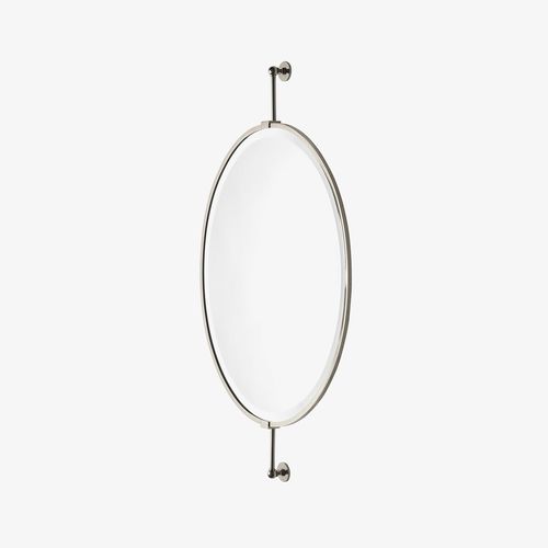Miroir de salle de bain mural - CRMR51 - Waterworks - classique / ovale / en laiton
