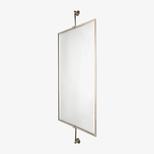 Miroir de salle de bain mural - CRMR50 - Waterworks - classique / rectangulaire / en laiton