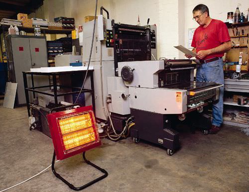 Chauffage infrarouge de sol - BEAVER - Tansun Leaders in Radiant Heating - électrique / professionnel / portable