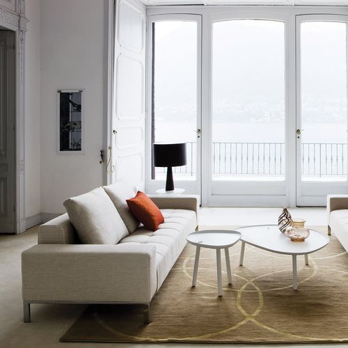 Canapé modulable - ALFA - Zanotta - d'angle / contemporain / en tissu