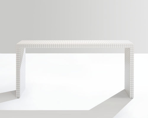 Console contemporaine - QUADERNA - Zanotta - en stratifié / en plastique / avec piètement en stratifié