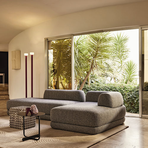 Canapé modulable - BUMPER - Zanotta - contemporain / en tissu / avec accoudoirs