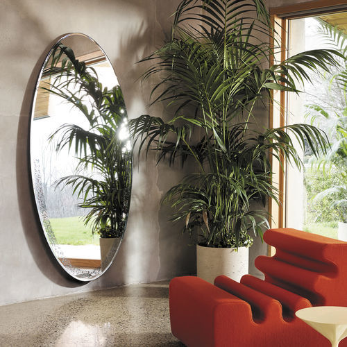 Miroir mural - SOSIA - Zanotta - contemporain / rond / ovale