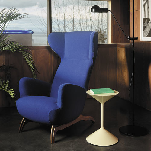 Fauteuil contemporain - ARDEA CM - Zanotta - en tissu / en acier / avec revêtement amovible