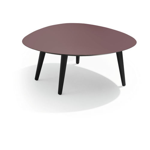 Table basse contemporaine - TWEED MINI 664 - Zanotta - en MDF laqué / avec piètement en acier peint / résidentielle