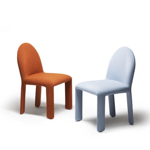 Chaise contemporaine - NELLEE - Zanotta - d'intérieur / en cuir / en tissu
