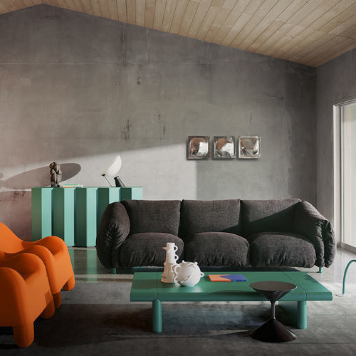 Canapé modulable - ZA:ZA MAX - Zanotta - contemporain / en tissu / avec accoudoirs