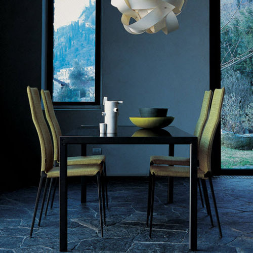 Chaise contemporaine - LIALTA - Zanotta - d'intérieur / en tissu / en cuir