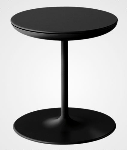 Guéridon contemporain - TOI - Zanotta - en contreplaqué / en aluminium / avec piètement en polyuréthane