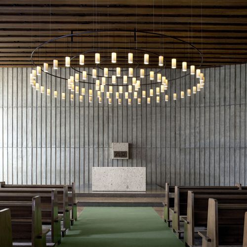 Lustre contemporain - CIRIO  - Santa & Cole - en verre / en aluminium / professionnel