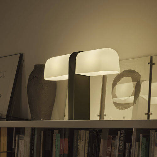 Lampe de bureau - DUO - Santa & Cole - en métal / en verre / contemporaine